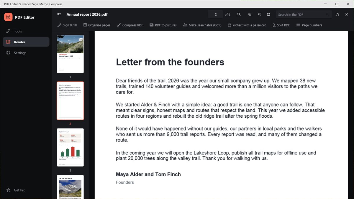 PDF Editor & Reader screenshot